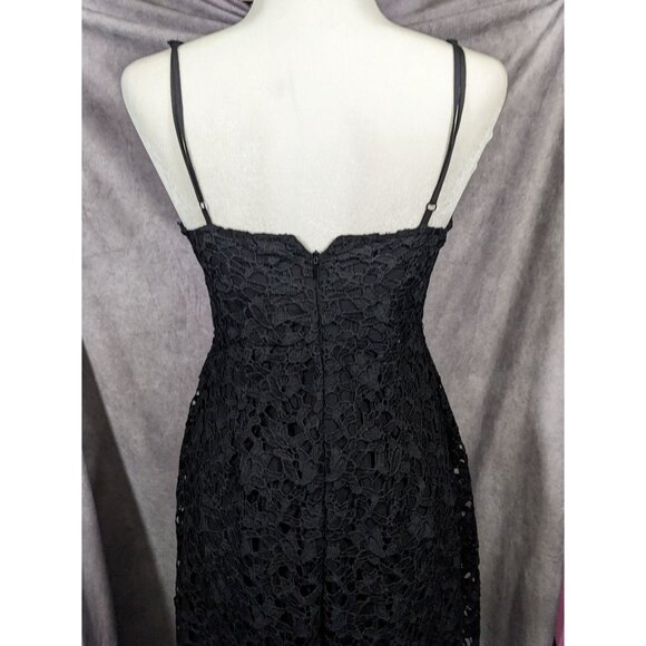 ASTR The Label Gothic Floral Lace Overlay Dress Size Medium - Picture 12 of 13